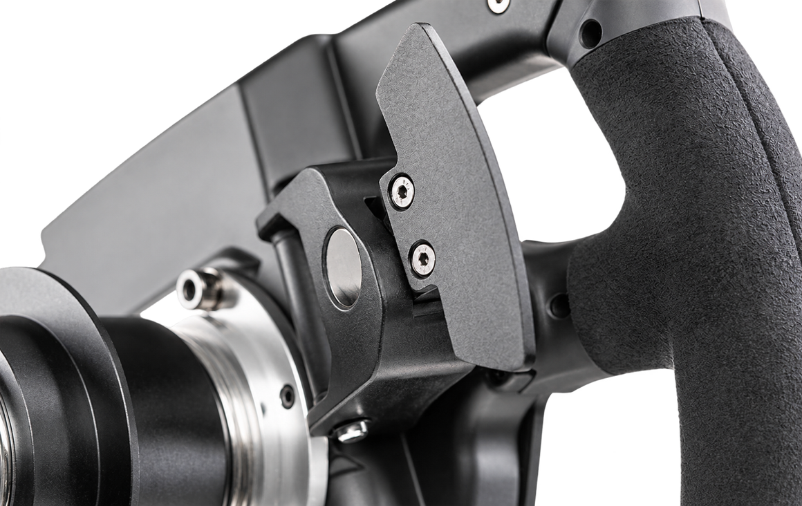 Magnetic paddle module of the Fanatec F1 Esports V2 steering wheel